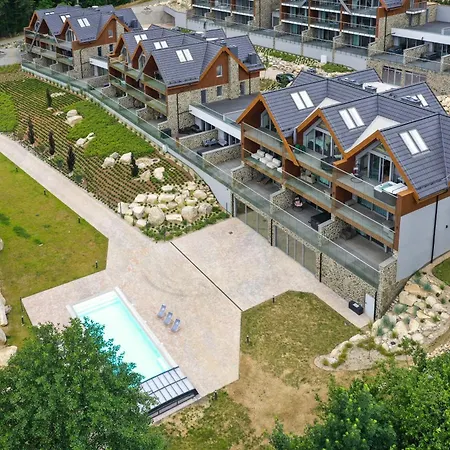 Rajski 205 Z Prywatnym Jacuzzi Na Balkonie Z Widokiem Na Gory Шклярська Поремба